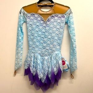 New Sharene ladies XS figure skating competition dress
